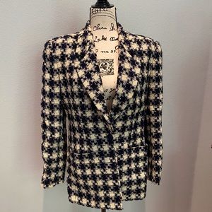 Vintage Dana Buchman Houndstooth Jacket